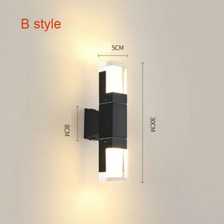 Hopkin - Outdoor Modern Waterproof Up/Down Wall Light