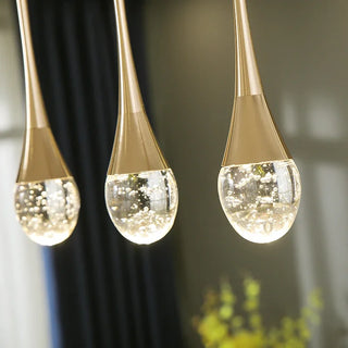 TearDrop - Crystal Chandelier Modern LED Ceiling Light
