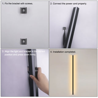 Sinf - Modern Long Strip LED Wall Lamp Sconce indoor Decor
