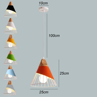 Clairmont - Nordic Hanging Wood Hanging Pendant Ceiling Light