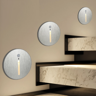 Desiree - Round Embedded Footlights Stair Motion Sensor Recessed LED Wall Lamp