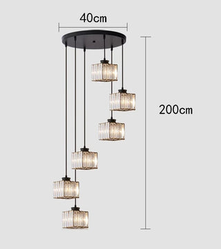 Gaspar - Crystal Hanging Pendant Chandelier