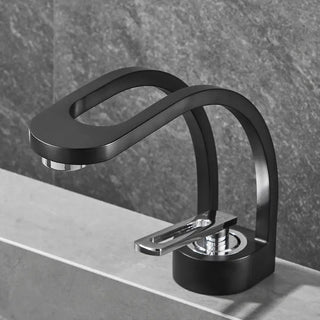 Eleonor - Modern Thin Curved Single Lever Mixer Basin Tap