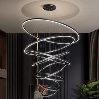 Tofel - Modern Hanging Round Ring Ceiling Chandelier
