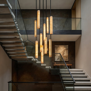 Fiorella - Modern Minimalist Marble Hanging Chandelier