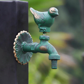 Elnora - Garden Faucet Antique Brass Animal Cold Water Fauce