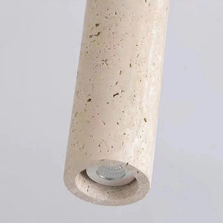 Jaén - Natural Stone Cylindrical Ceiling Light