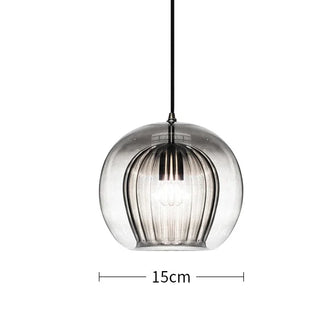 Afonso - Glass Double Shade Pendant Hanging Ceiling Light