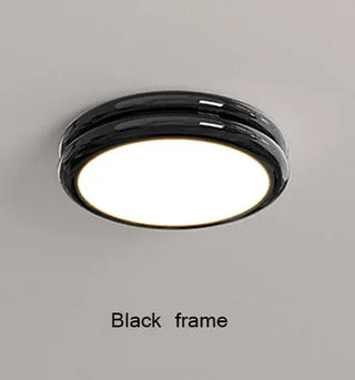 Caracas - Modern Retro Circular Double Ring Flush Mount Ceiling Light