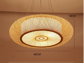 Bronte -  Rattan Bamboo Hadnd Woven LED Pendent Lamp