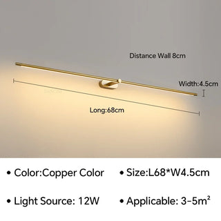 Vernon - Modern LED Thin Wall Light Bar