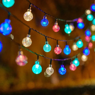 Damiano - Solar Crystal Ball LED String Light