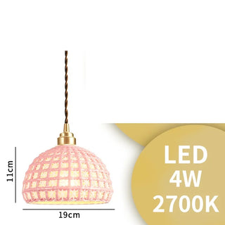 Lowrys - Patterned Ceramic Hanging Pendant Ceiling Light