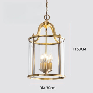 Harper - Modern Golden Glass Pendant Chandelier