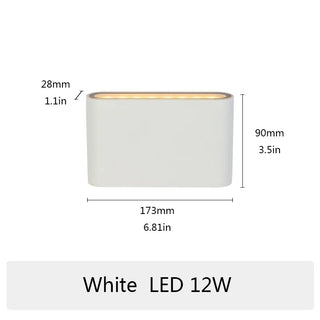Maben - Flat 6W/12W Up/Down Wall Light