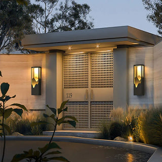 Atticus - Modern Layered Cuboid LED Outdoor Lamp