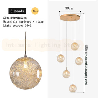 Hannah - Hanging Ceiling Pendant Chandelier