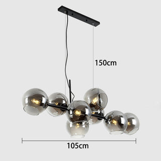 Ocolus - Group Glass Ball Hanging Ceiling Light