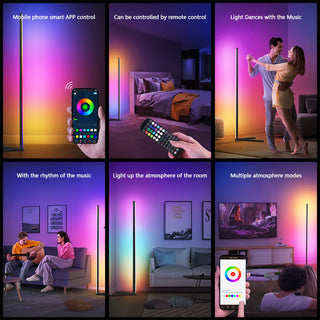 Arina - Modern Thin Bar RGB LED Floor Light