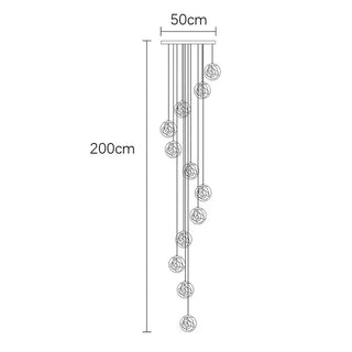 Glaxy - Glass Ball Hanging Pendant Chandelier