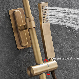 Bradley - Antique Thermostatic Digital Display Waterfall Shower Set