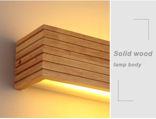 Gisselle - Solid Wood Sconce Bathroom Makeup Mirror Wall Lights