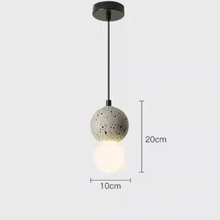 Kuala - LED Double Ball Black Hanging Ceiling Pendant Light