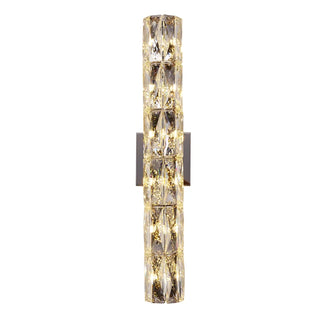 Rosalyn - Modern Luxury Crystal Patterned Glass Up Down Wall Light