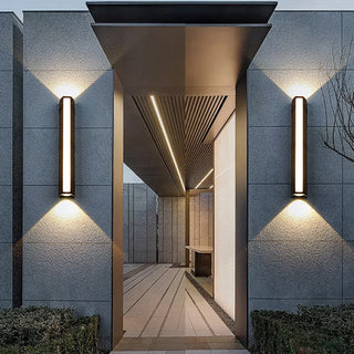 Aerona - Modern Long Outdoor Entrance Wall Light