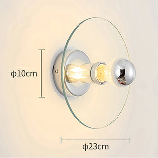 Ottilie - Glass Retro Dish Wall Lamp