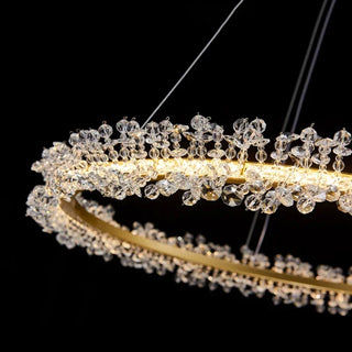 Gita - Modern Round Crystal Ceiling Chandelier