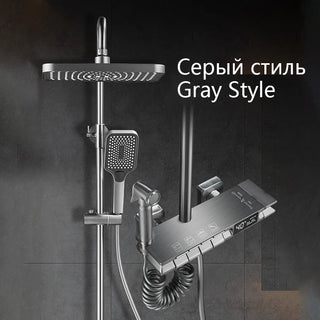 Alper  - Digital Waterfall Shower System Set Thermostatic