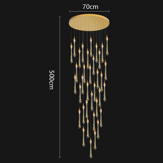 Harraz - Crystal Pendant Ceiling Chandelier