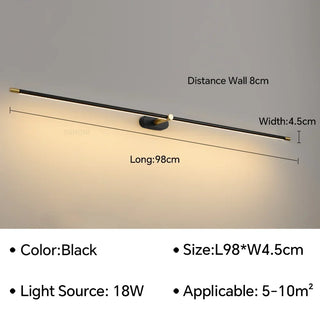 Vernon - Modern LED Thin Wall Light Bar