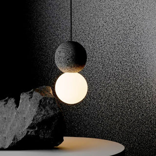 Kuala - LED Double Ball Black Hanging Ceiling Pendant Light