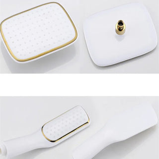 Sandrine - Modern Brass Bathroom Shower Set with Rainfall Shower Head and Hand Shower