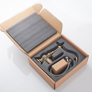 Mellisa - Antique Brass Rotating Single Lever Mixer Basin Tap