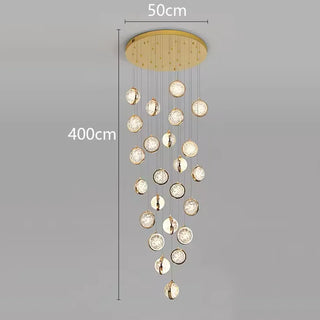 Gennie - Crystal Ceiling Pendant Chandelier