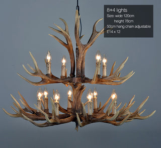 Skye Ridge - Vintage Style Antler Pendant Light – Ideal for Farmhouse or Country Homes