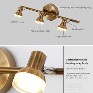 Delani - Modern Multihead Bathroom Wall light