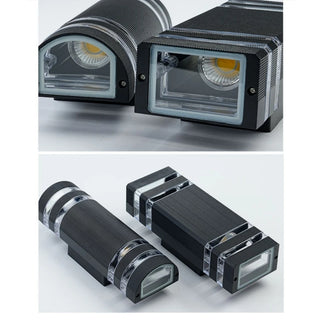 Emma - Up/Down Rectangle/Round Black Smart Wall Light