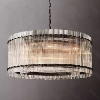 Narobi - Luxury Statement 2 Layer Crystal Glass Hanging Chandelier
