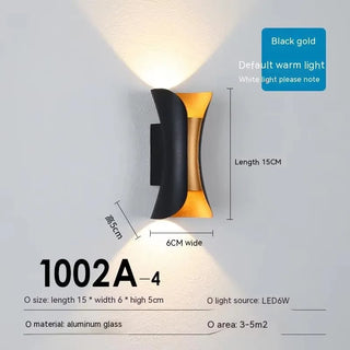Melina - LED Aluminum IP65 Waterproof Outdoor Wall Lamp