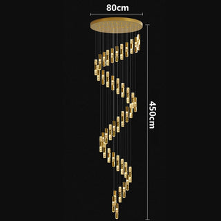 Elnur - Hanging Crystal Pendant Ceiling Chandelier