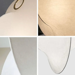 Qarshi - Japanese style Silk Overlap Shell Design Pendant Lamp