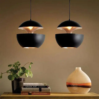 Jeffery - Modern Bronze Apple Round Hanging Pendant Ceiling Light