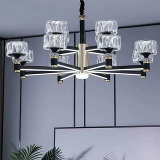 Nagina - Modern Gold Crystal Round Ceiling Chandelier