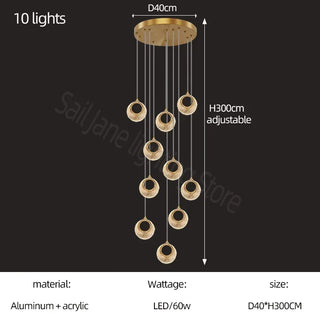 Isidora - Hanging Ceiling Pendant Chandelier