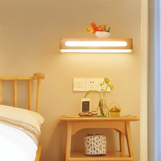 Gisselle - Solid Wood Sconce Bathroom Makeup Mirror Wall Lights