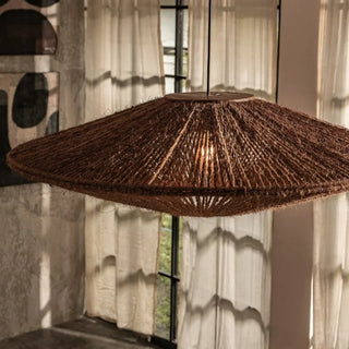 Maddox - Japanese Antique Rattan Art Chandelier